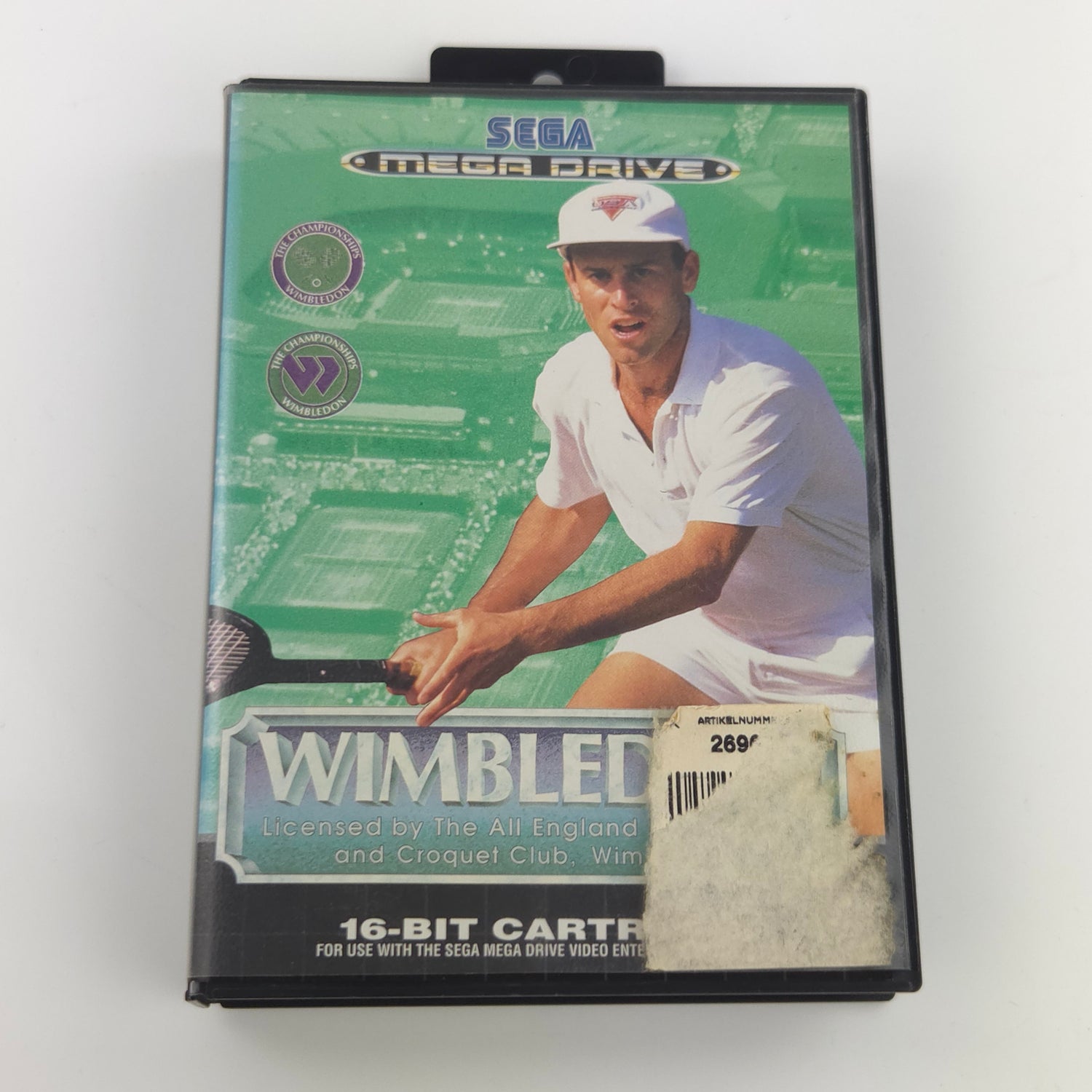 Sega Mega Drive Spiel : Wimbledon - Tennis Modul Anleitung OVP PAL MD
