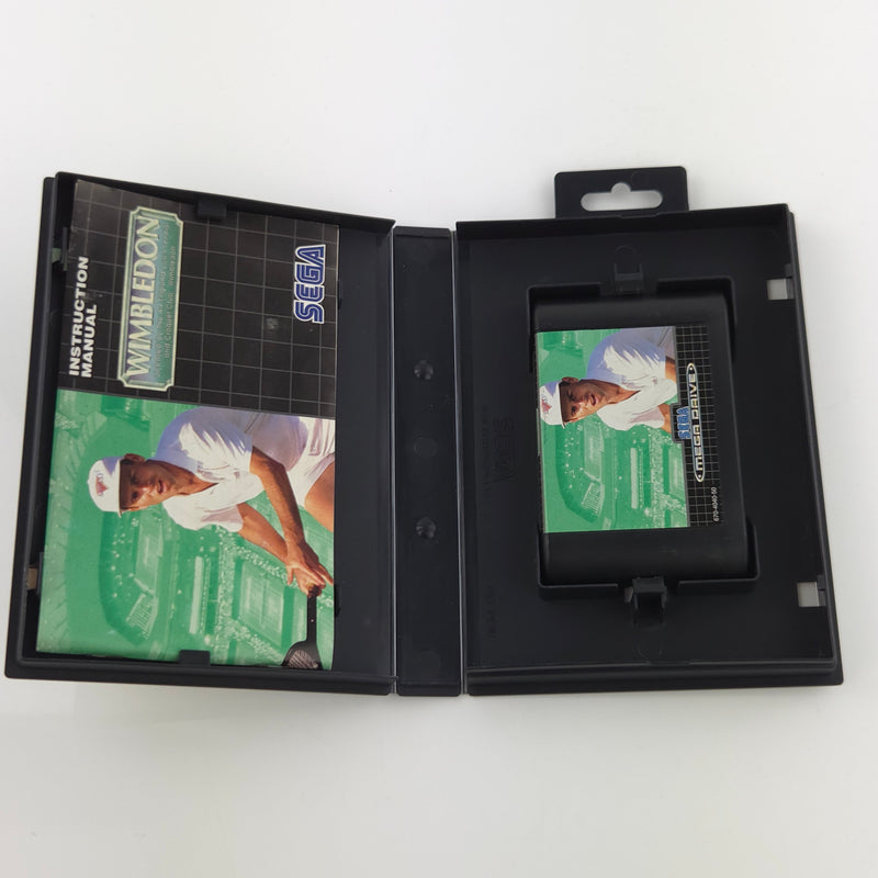Sega Mega Drive Spiel : Wimbledon - Tennis Modul Anleitung OVP PAL MD
