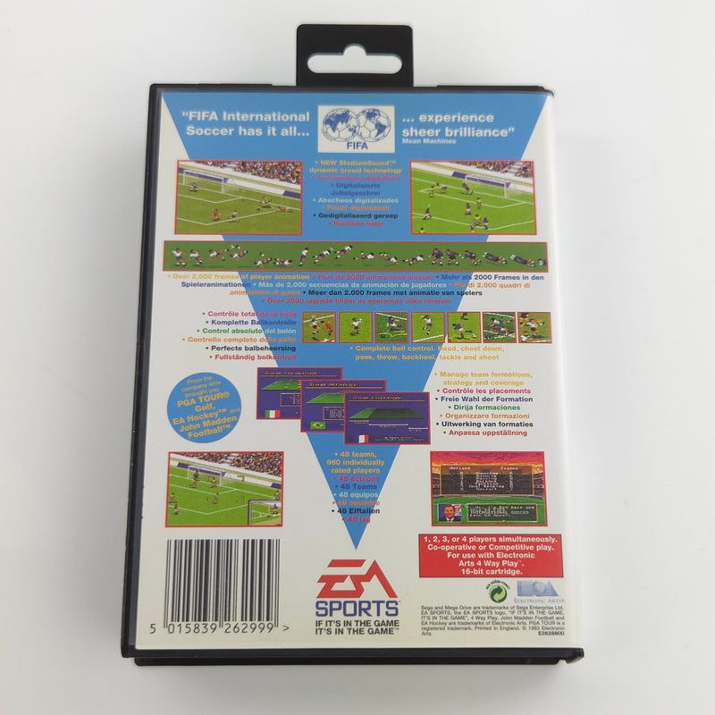 Sega Mega Drive Spiel : Fifa International Soccer - Modul Anleitung OVP PAL MD