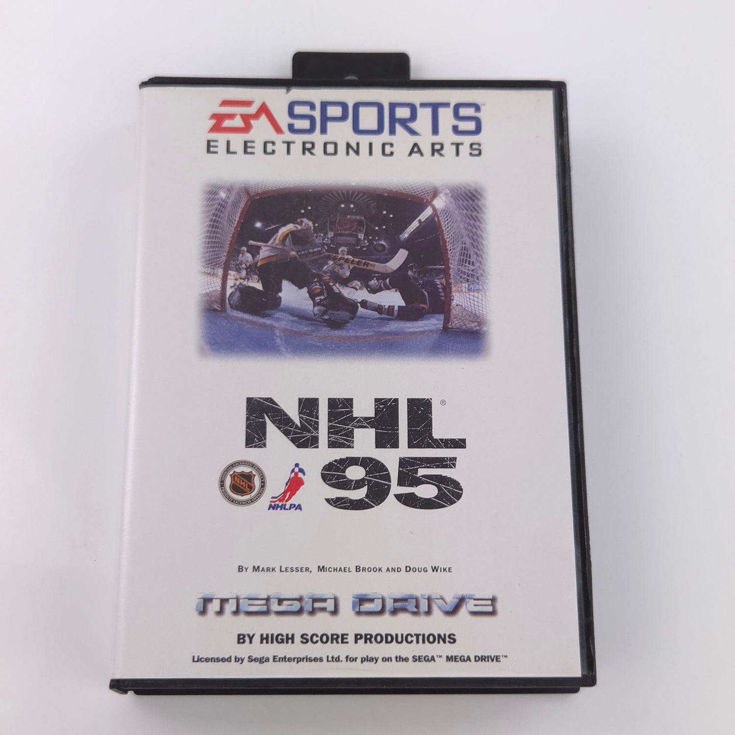 Sega Mega Drive Spiel : NHL 95 Icehockey - Modul Anleitung OVP PAL MD