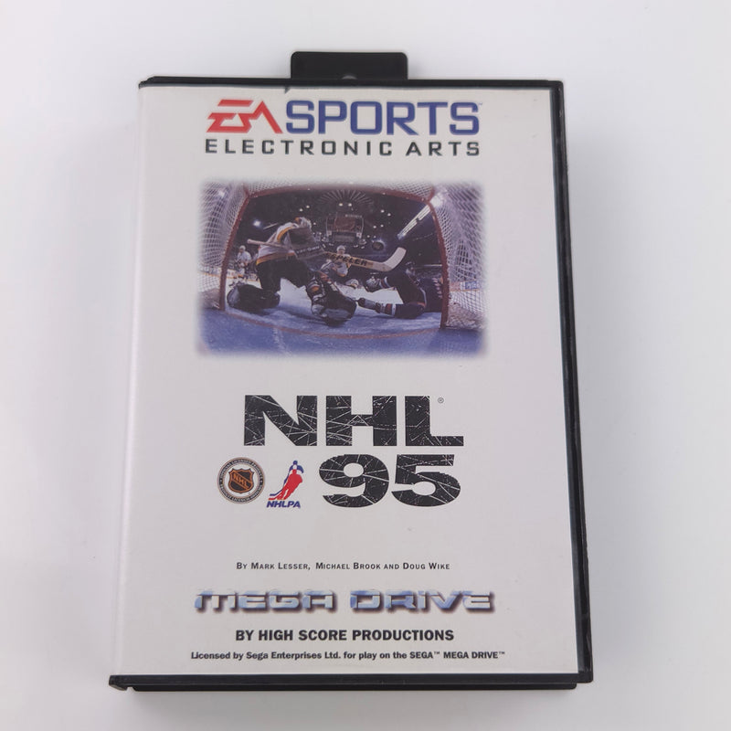 Sega Mega Drive Spiel : NHL 95 Icehockey - Modul Anleitung OVP PAL MD