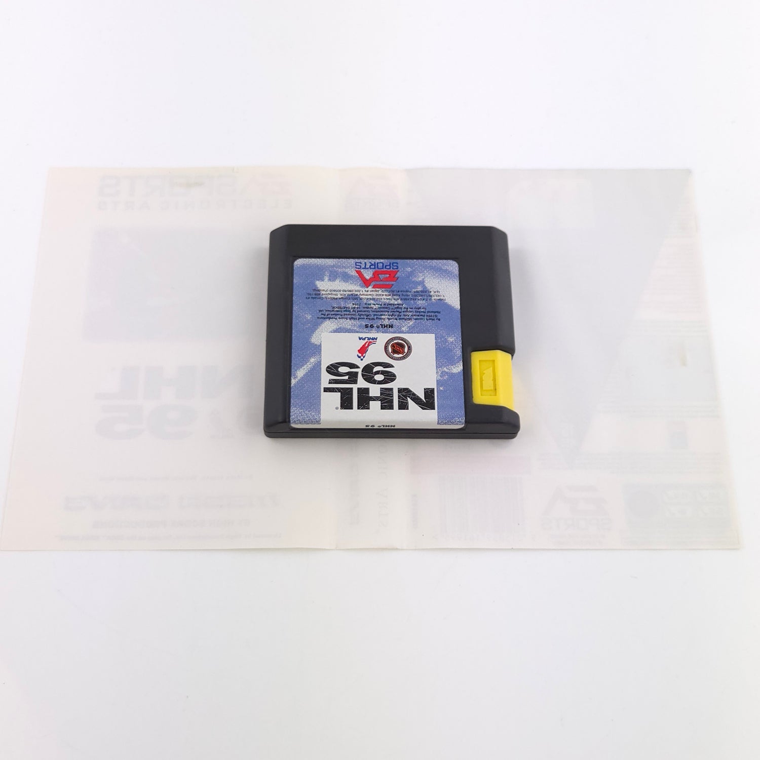 Sega Mega Drive Spiel : NHL 95 Icehockey - Modul Anleitung OVP PAL MD