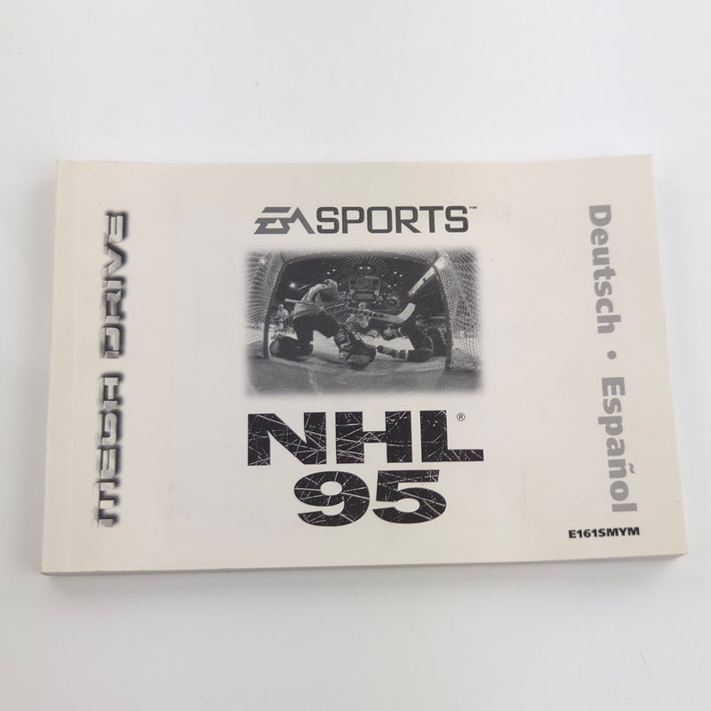Sega Mega Drive Spiel : NHL 95 Icehockey - Modul Anleitung OVP PAL MD