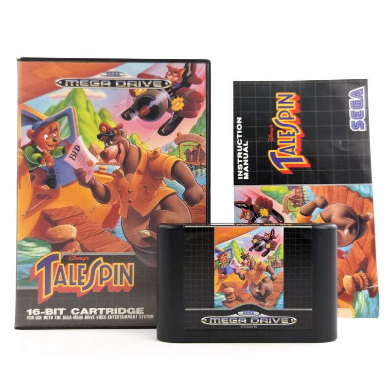 Sega Mega Drive Spiel : Disneys TaleSpin - Modul Anleitung OVP PAL MD