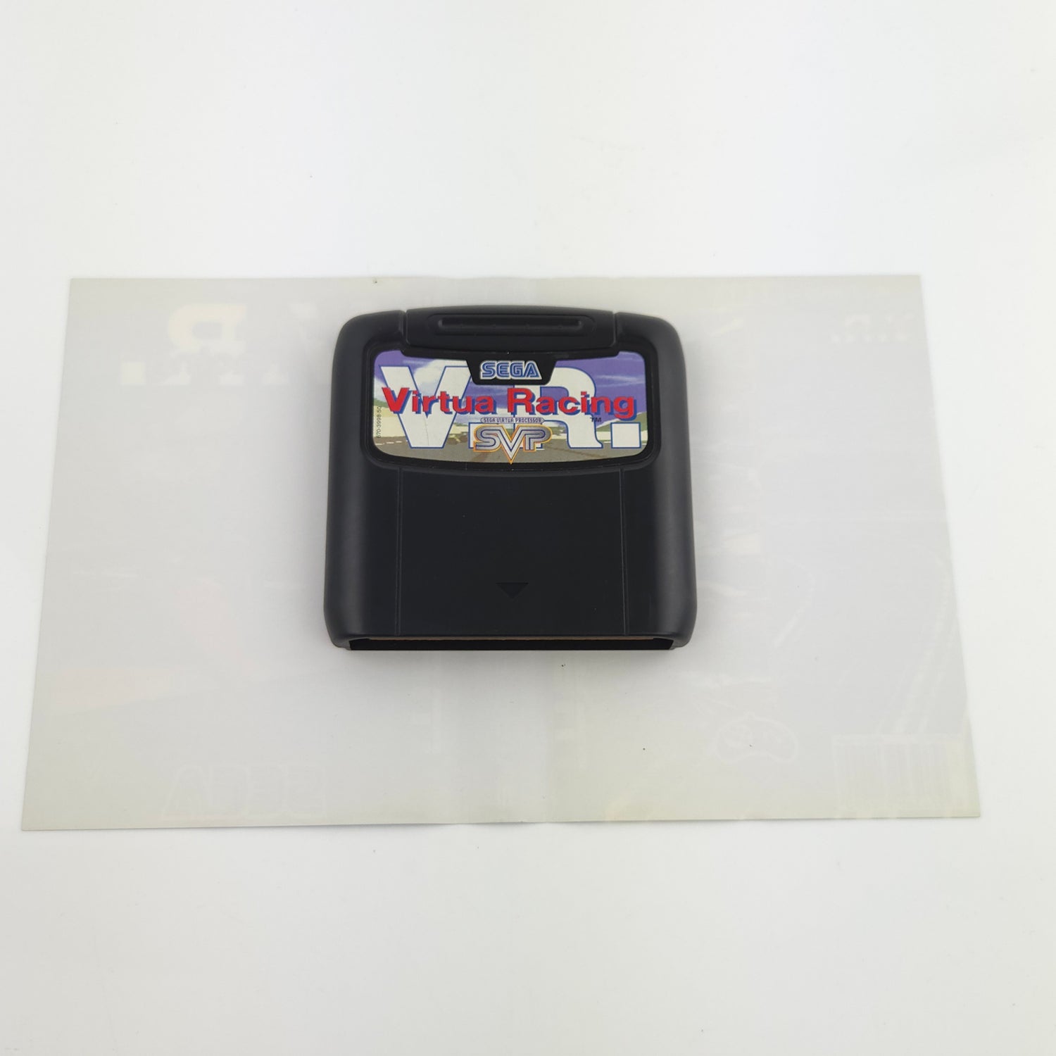 Sega Mega Drive Spiel : V.R. Virtua Racing - Modul Anleitung OVP PAL MD