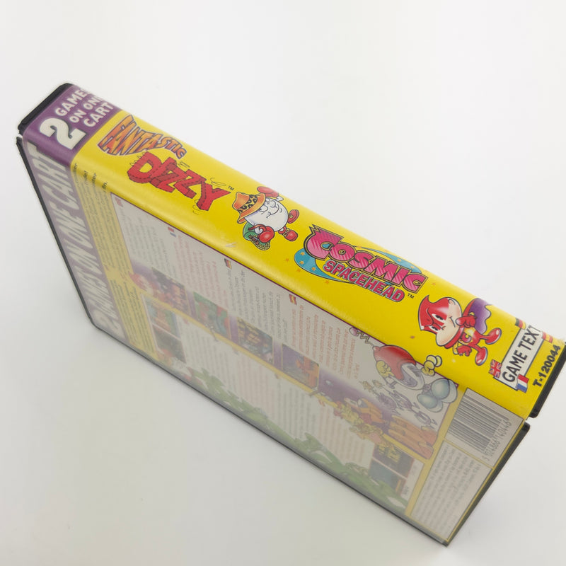 Sega Mega Drive Spiel : Fantastic Dizzy + Cosmic Spacehead - Modul Anleitung OVP