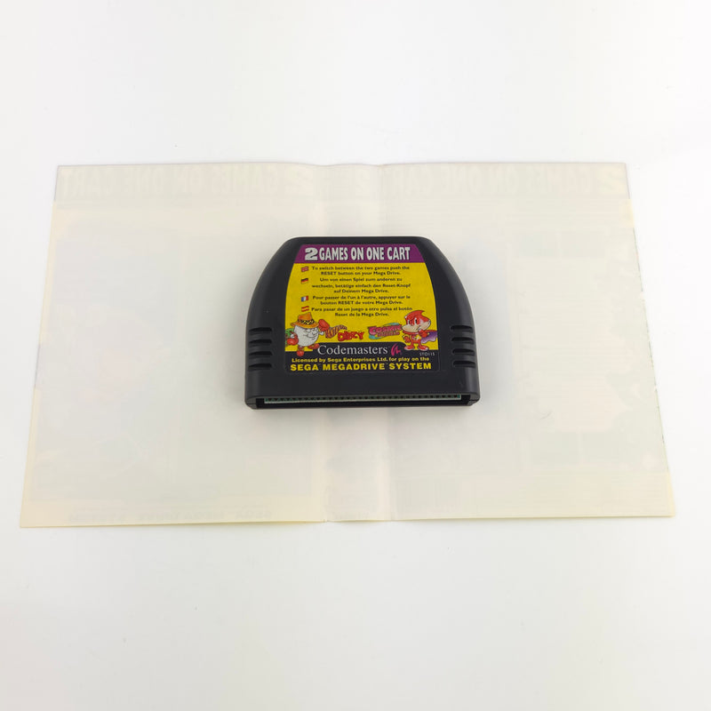 Sega Mega Drive Spiel : Fantastic Dizzy + Cosmic Spacehead - Modul Anleitung OVP
