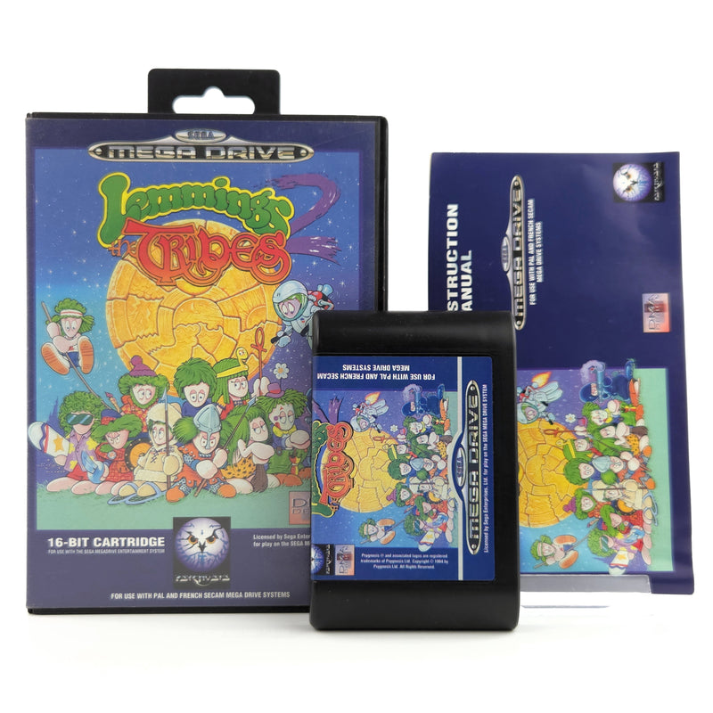 Sega Mega Drive Spiel : Lemmings 2 The Tribes - Modul Anleitung OVP PAL MD