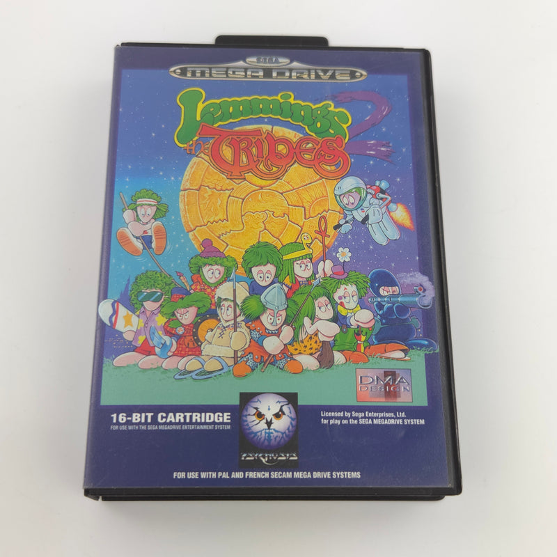 Sega Mega Drive Spiel : Lemmings 2 The Tribes - Modul Anleitung OVP PAL MD