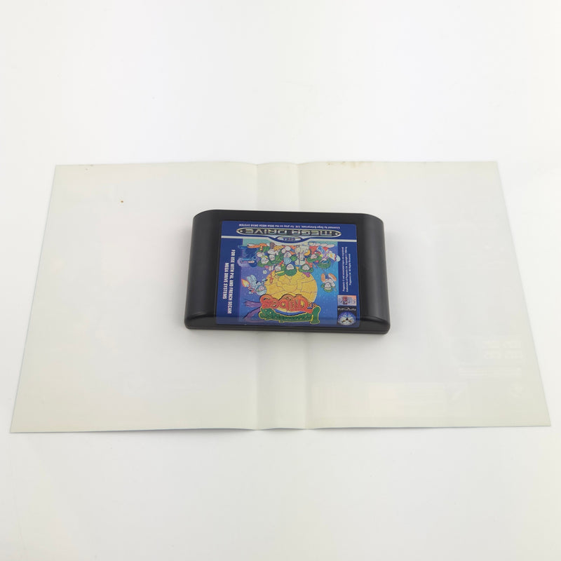 Sega Mega Drive Spiel : Lemmings 2 The Tribes - Modul Anleitung OVP PAL MD