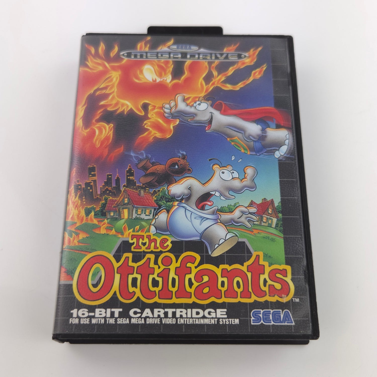 Sega Mega Drive Spiel : The Ottifants - Modul Anleitung OVP / MD PAL Game