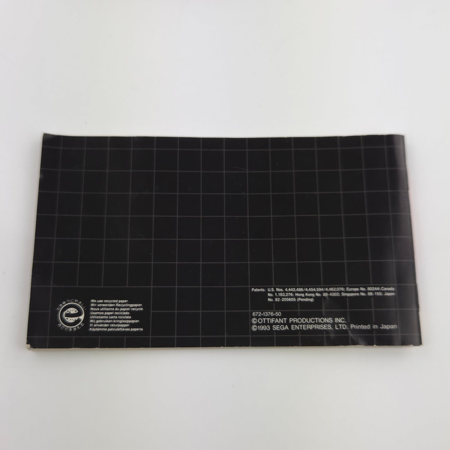 Sega Mega Drive Spiel : The Ottifants - Modul Anleitung OVP / MD PAL Game