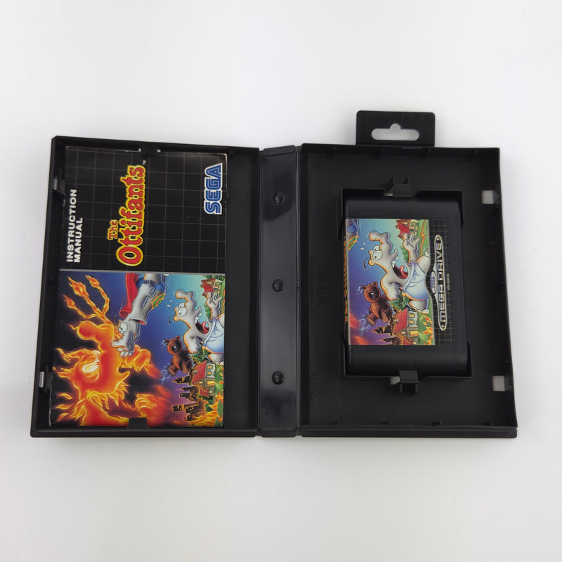 Sega Mega Drive Spiel : The Ottifants - Modul Anleitung OVP / MD PAL Game