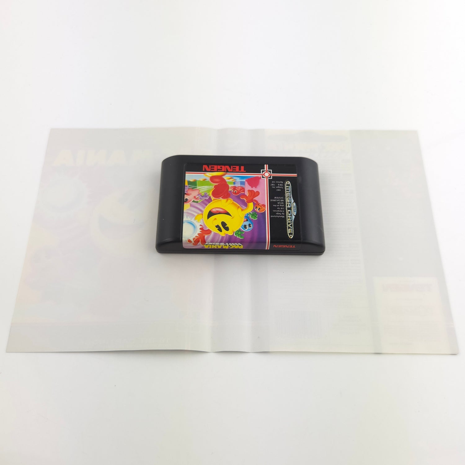 Sega Mega Drive Spiel : Pac-Mania - Modul Anleitung OVP / MD PAL Game