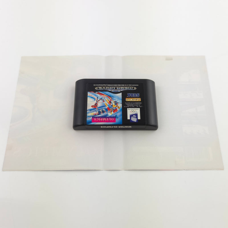 Sega Mega Drive Spiel : Lillehammer 94 Winter Olympics - Modul Anleitung OVP PAL
