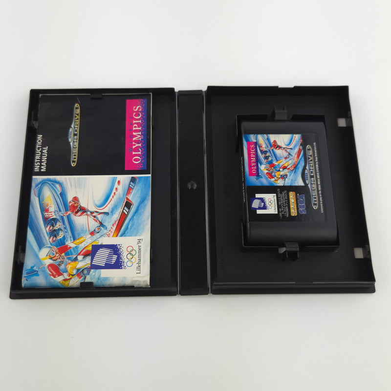 Sega Mega Drive Spiel : Lillehammer 94 Winter Olympics - Modul Anleitung OVP PAL
