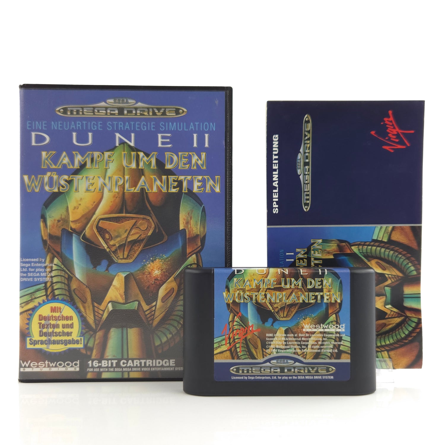 Sega Mega Drive Spiel : DUNE II Kampf um den Wüstenplaneten - MD OVP PAL Virgin
