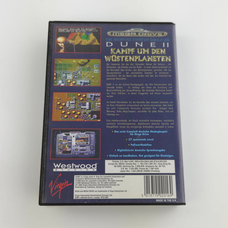 Sega Mega Drive Spiel : DUNE II Kampf um den Wüstenplaneten - MD OVP PAL Virgin