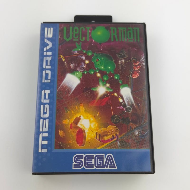 Sega Mega Drive Spiel : Vectorman - MD Modul Anleitung OVP / PAL Game