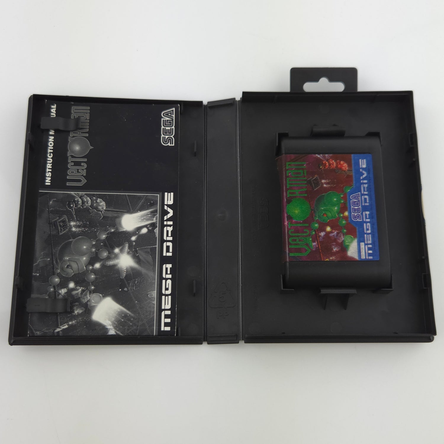 Sega Mega Drive Spiel : Vectorman - MD Modul Anleitung OVP / PAL Game