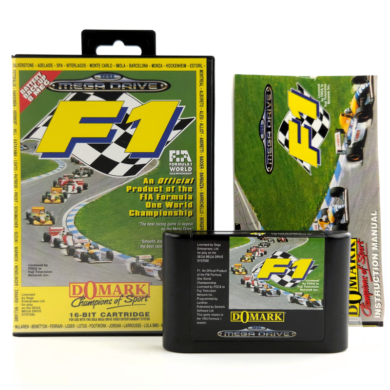 Sega Mega Drive Spiel : F1 FIA Formula One World Championship - MD OVP PAL
