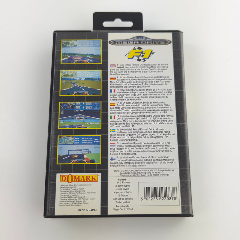 Sega Mega Drive Spiel : F1 FIA Formula One World Championship - MD OVP PAL
