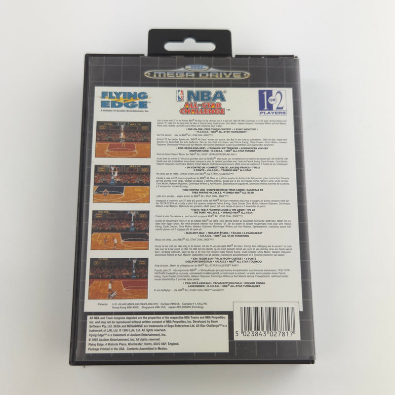 Sega Mega Drive Spiel : NBA All-Star Challenge - Basketball Modul Anleitung OVP