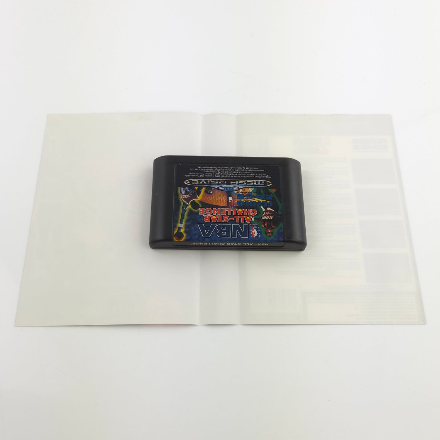 Sega Mega Drive Spiel : NBA All-Star Challenge - Basketball Modul Anleitung OVP