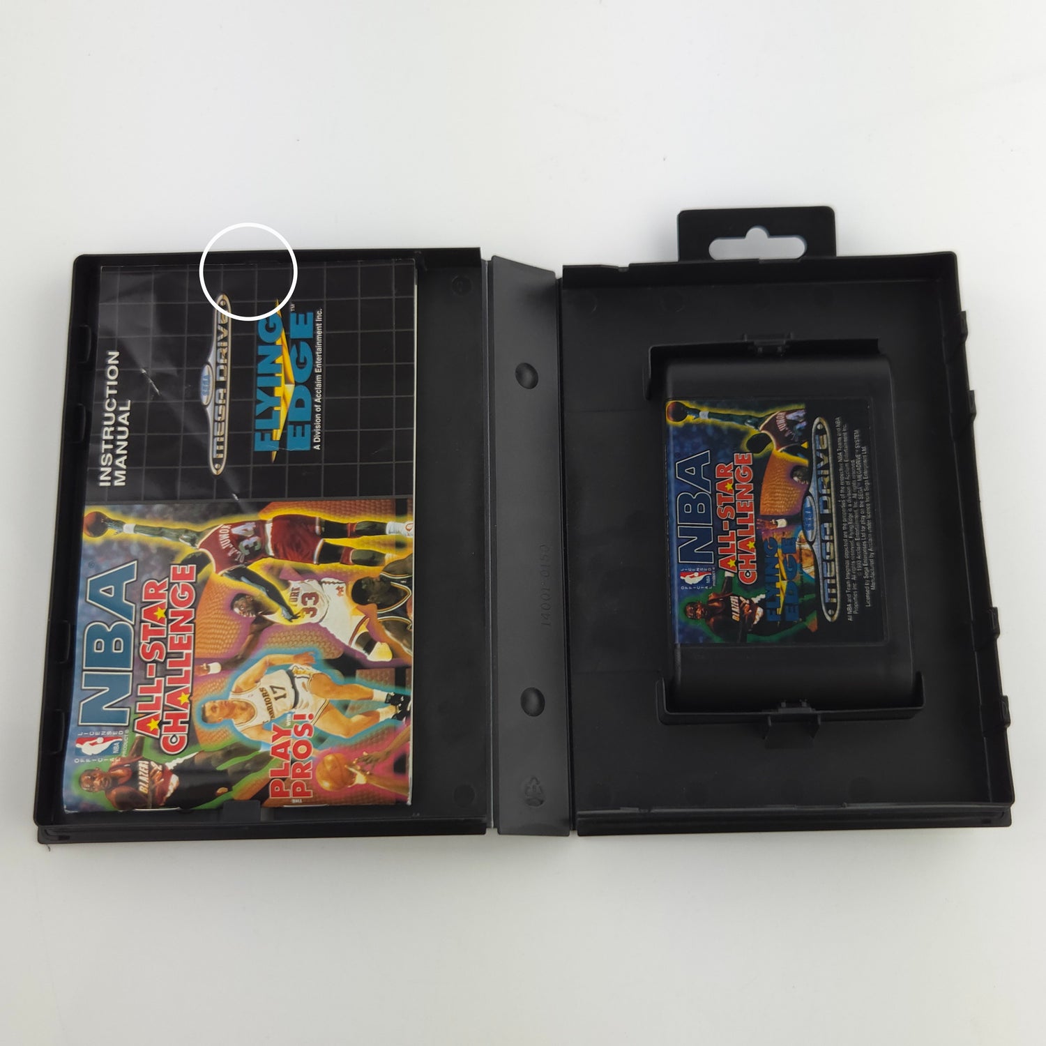 Sega Mega Drive Spiel : NBA All-Star Challenge - Basketball Modul Anleitung OVP