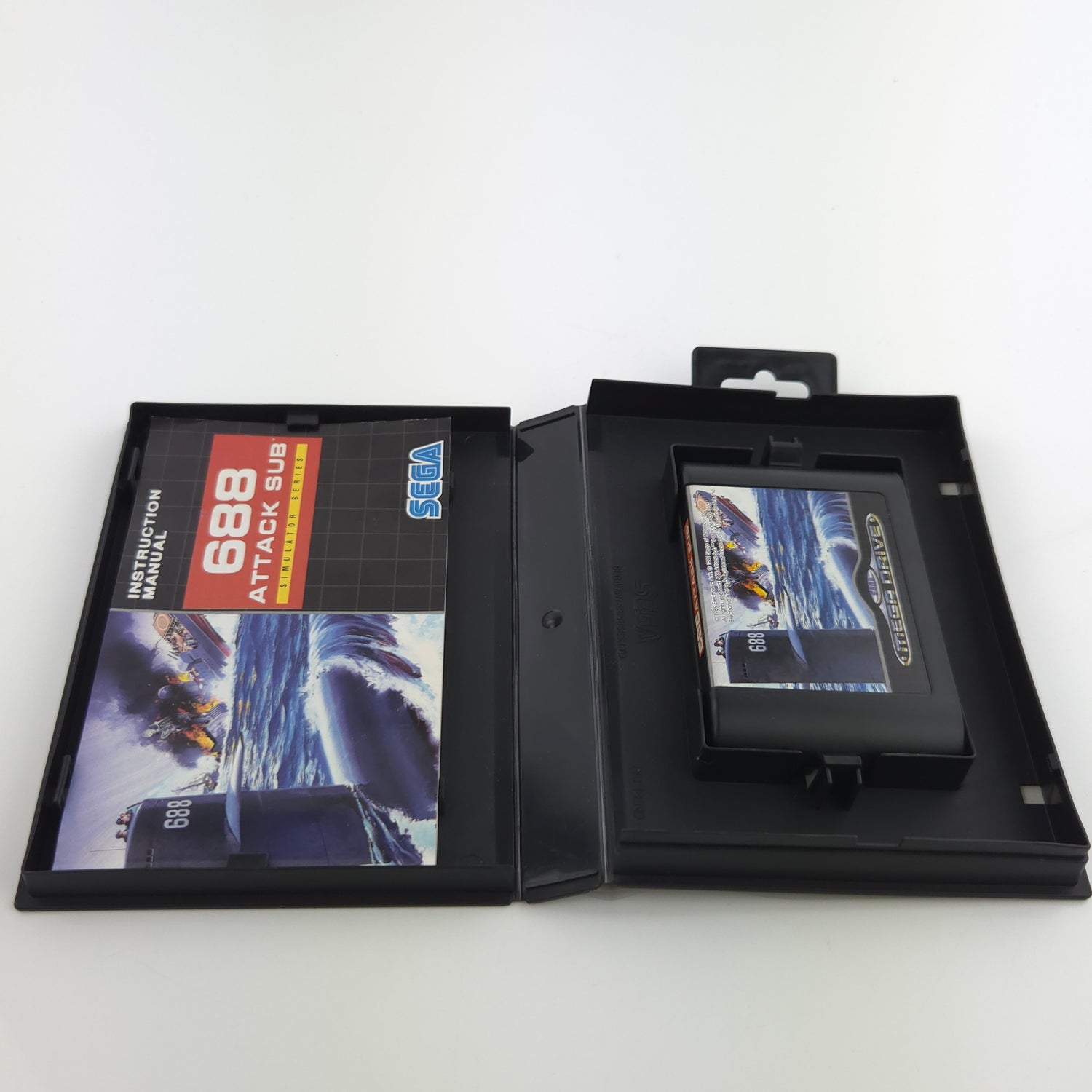 Sega Mega Drive Spiel : 688 Attack Sub Simulator Series - Modul Anleitung OVP MD