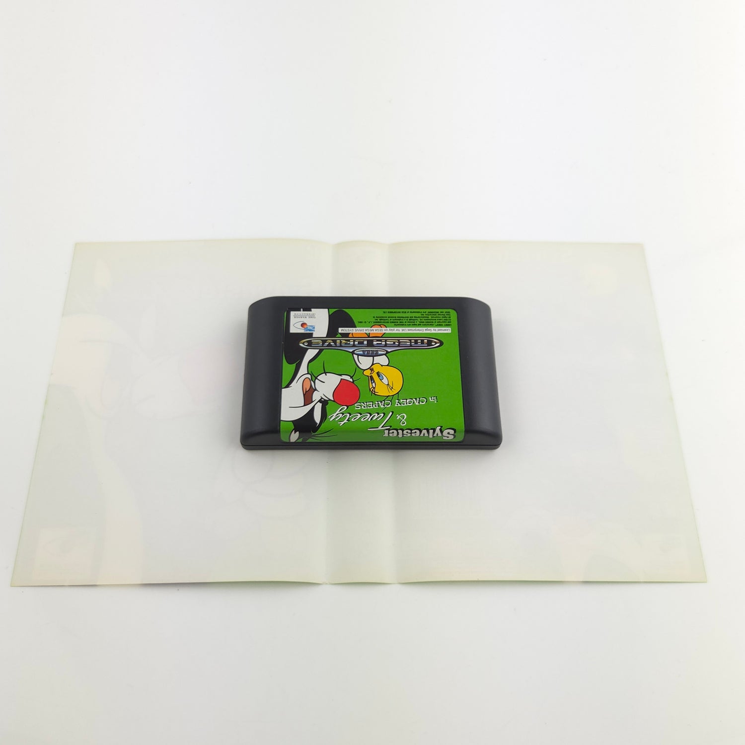 Sega Mega Drive Spiel : Sylvester & Tweety in Cagey Capers - Modul Anleitung OVP