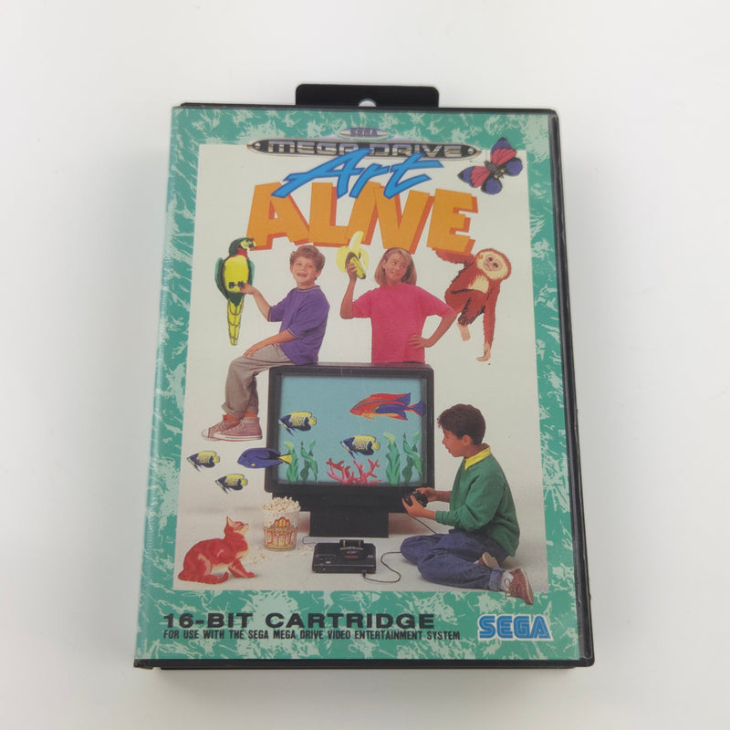 Sega Mega Drive Spiel : Art Alive - Modul Anleitung OVP / MD PAL Game