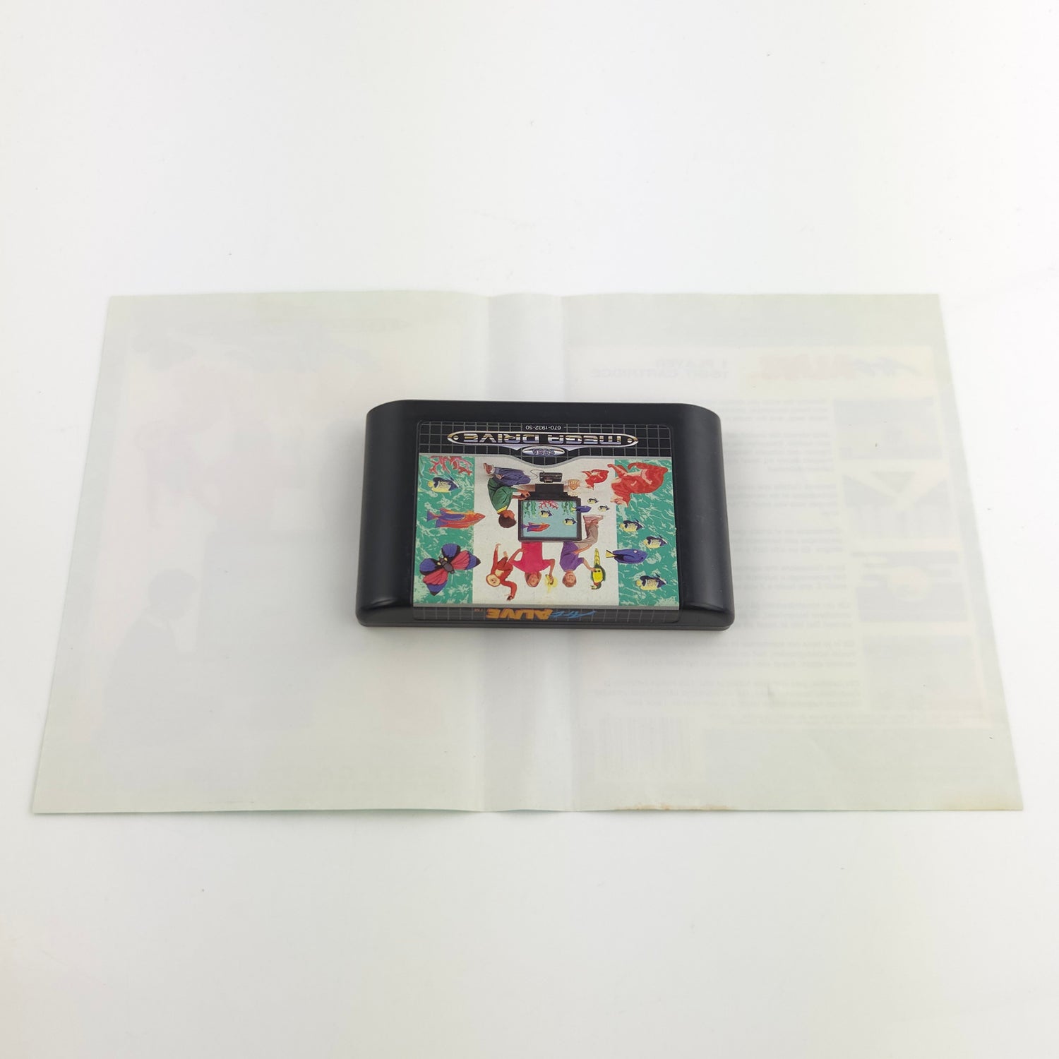 Sega Mega Drive Spiel : Art Alive - Modul Anleitung OVP / MD PAL Game