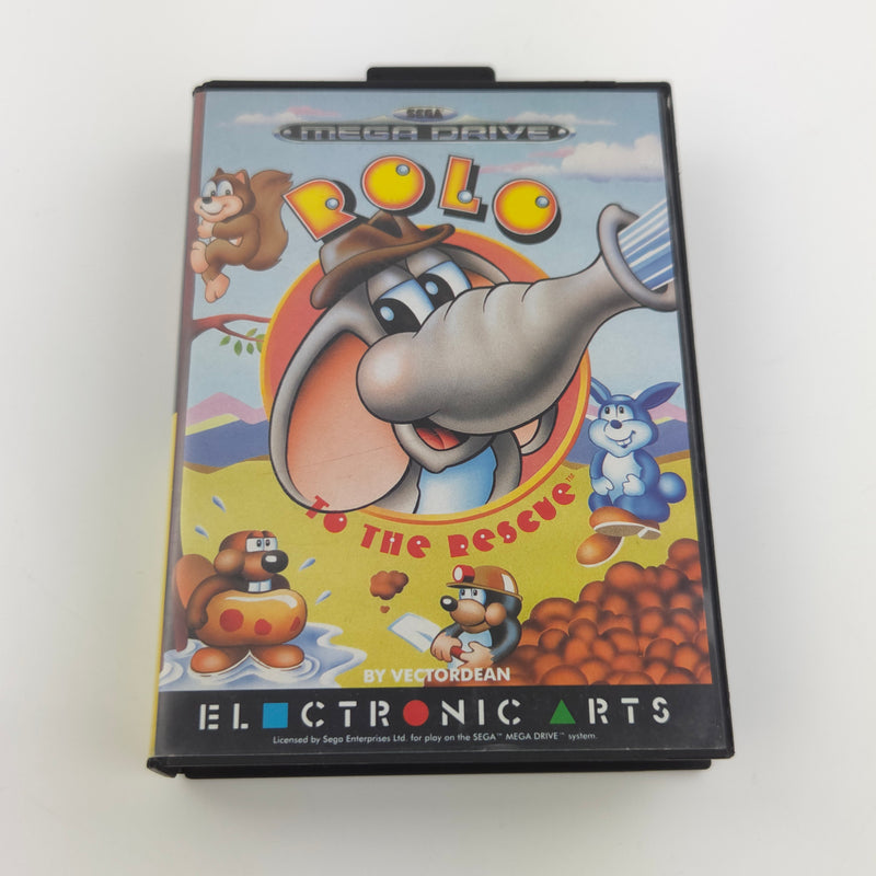 Sega Mega Drive Spiel : ROLO to the Rescue - Modul Anleitung OVP / MD PAL Game