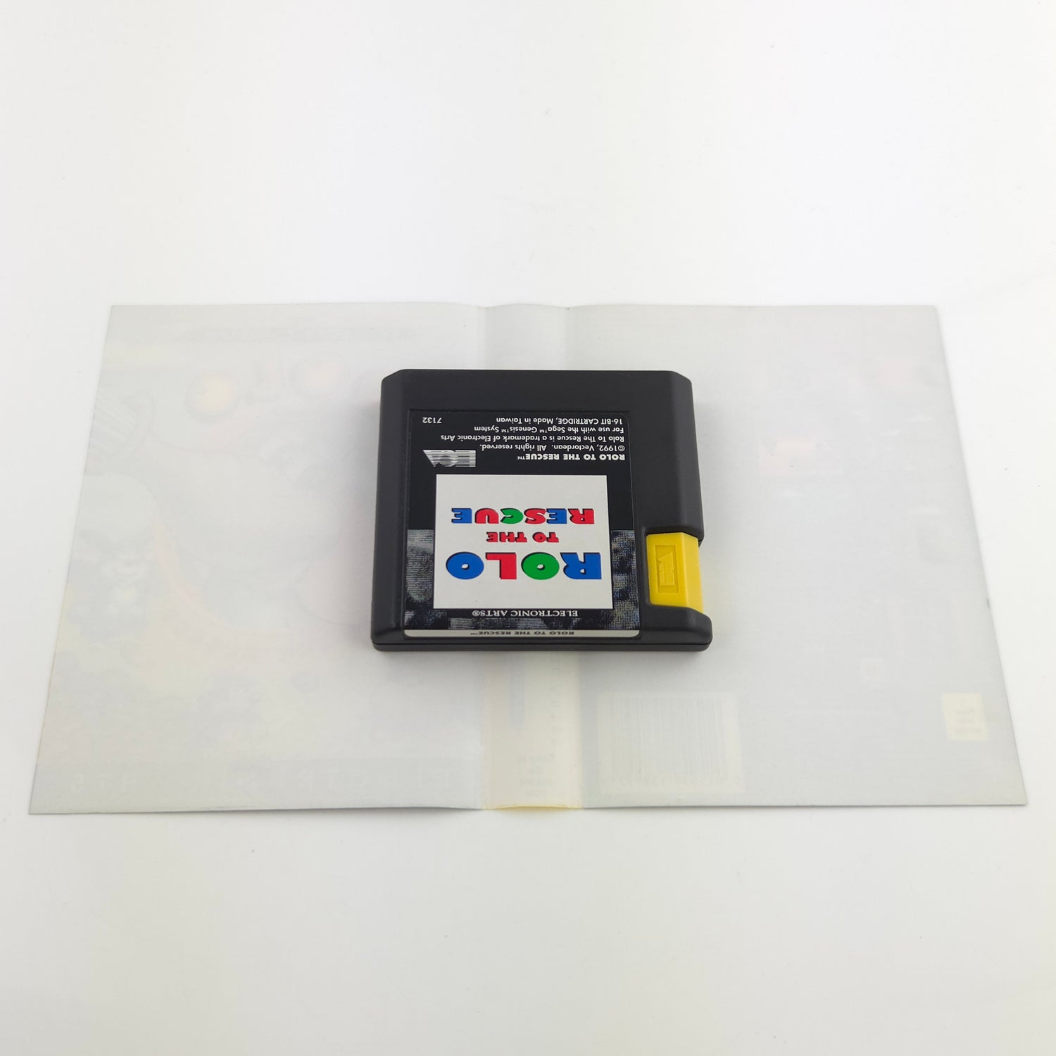Sega Mega Drive Spiel : ROLO to the Rescue - Modul Anleitung OVP / MD PAL Game