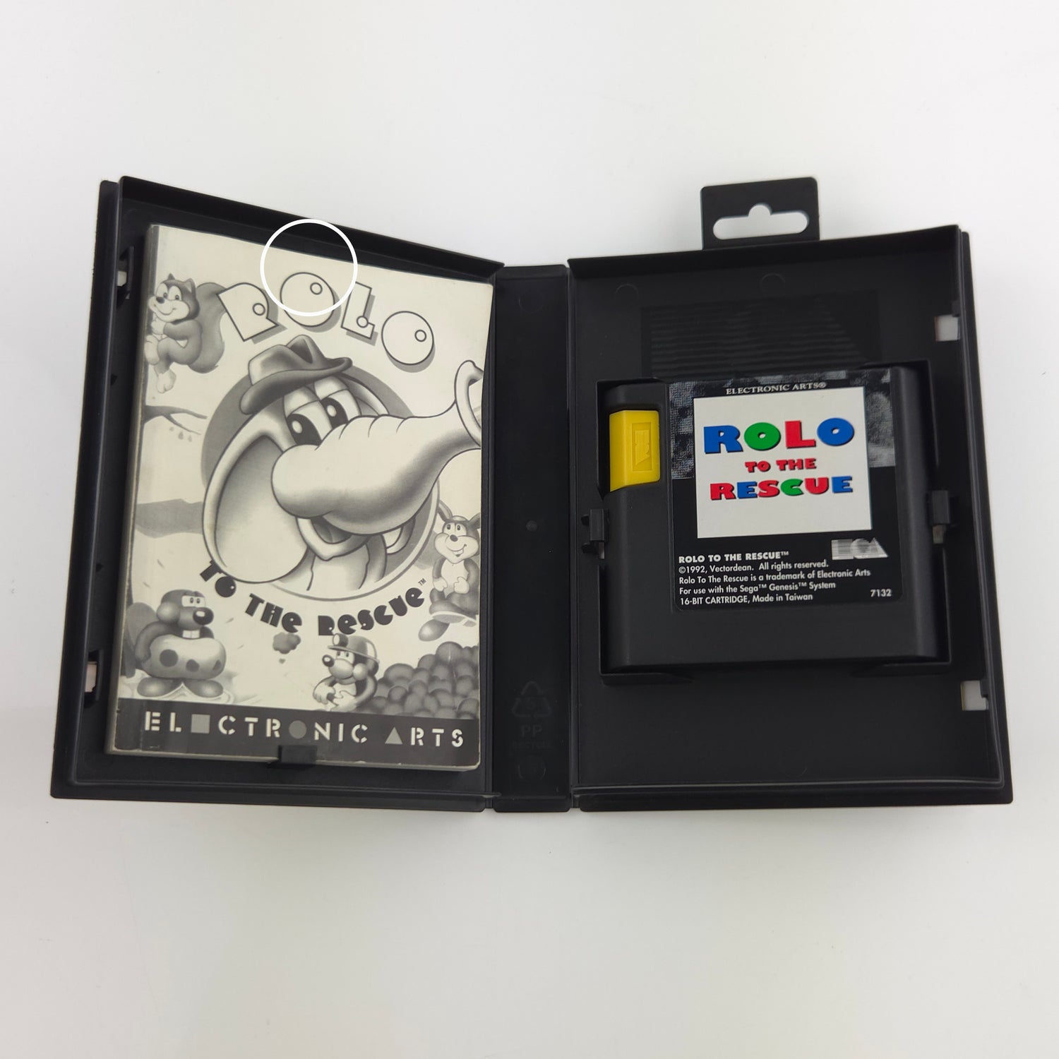 Sega Mega Drive Spiel : ROLO to the Rescue - Modul Anleitung OVP / MD PAL Game