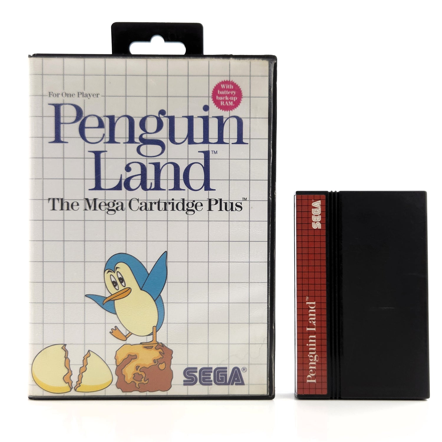 Sega Master System Spiel : Penguin Land - Cartridge / Modul OVP ohne Anleitung