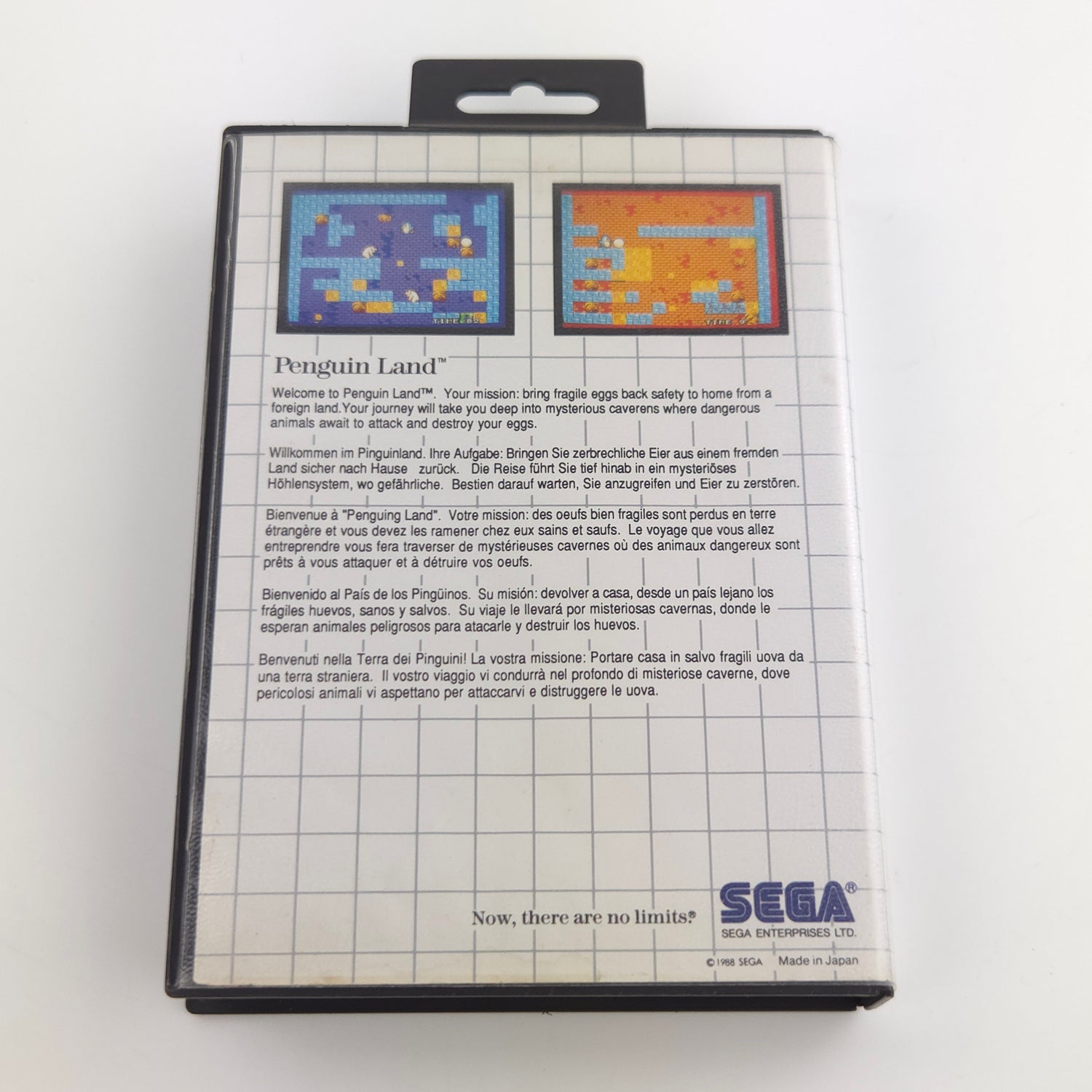 Sega Master System Spiel : Penguin Land - Cartridge / Modul OVP ohne Anleitung