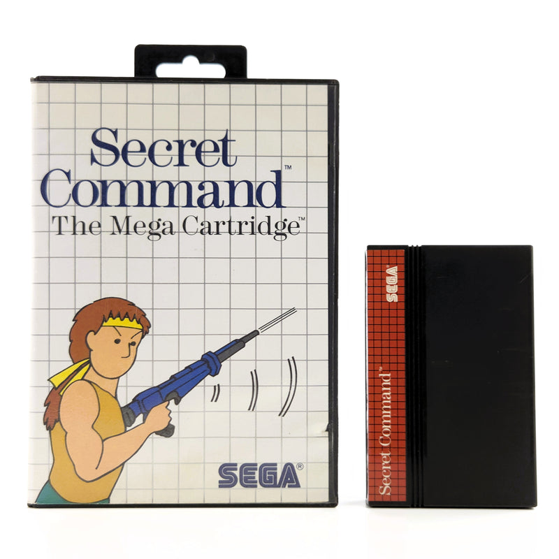 Sega Master System Spiel : Secret Command - Cartridge / Modul OVP ohne Anleitung