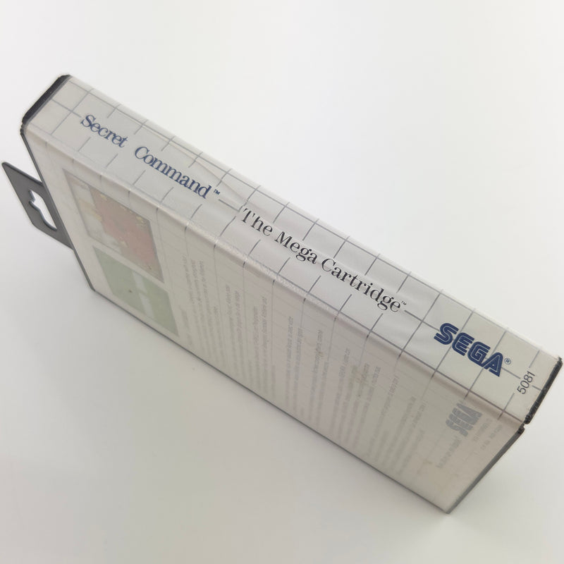 Sega Master System Spiel : Secret Command - Cartridge / Modul OVP ohne Anleitung