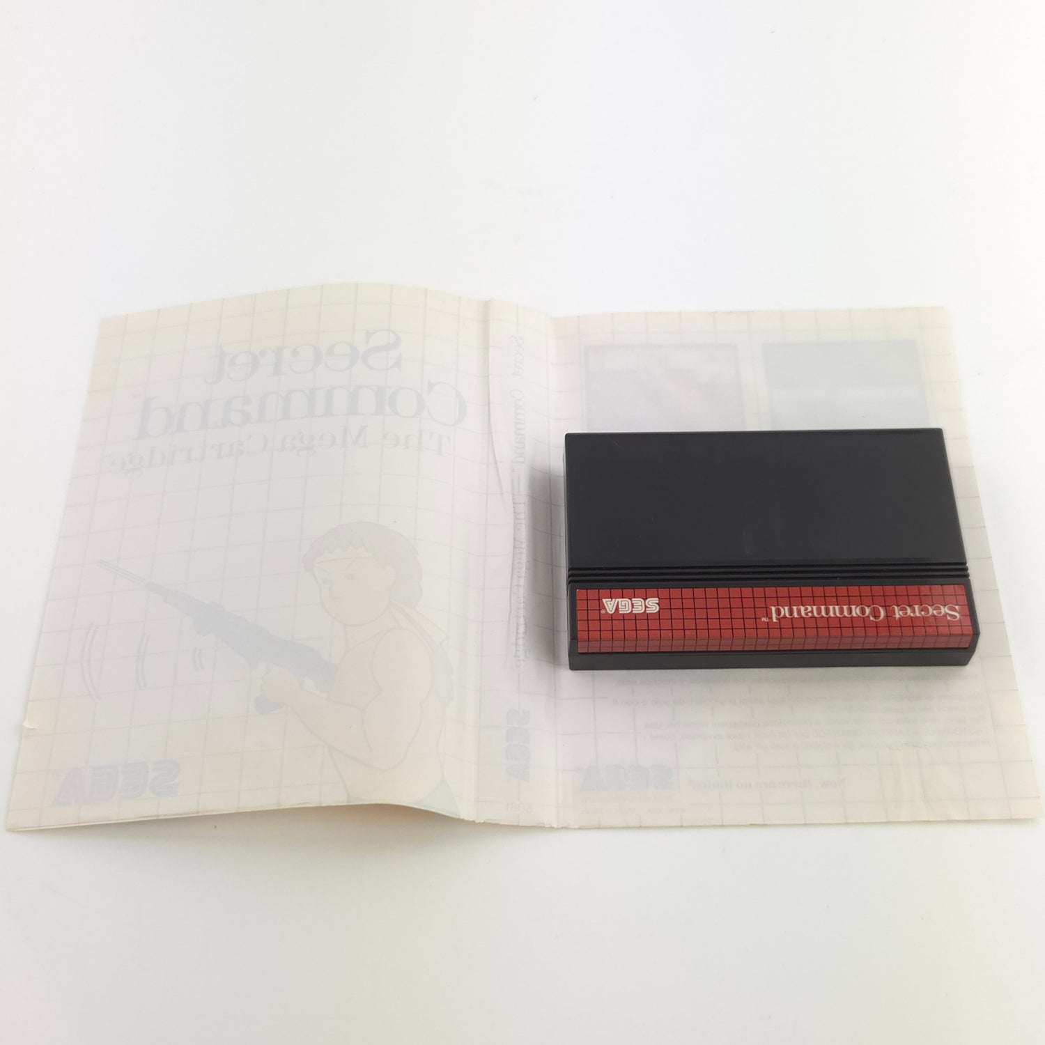 Sega Master System Spiel : Secret Command - Cartridge / Modul OVP ohne Anleitung