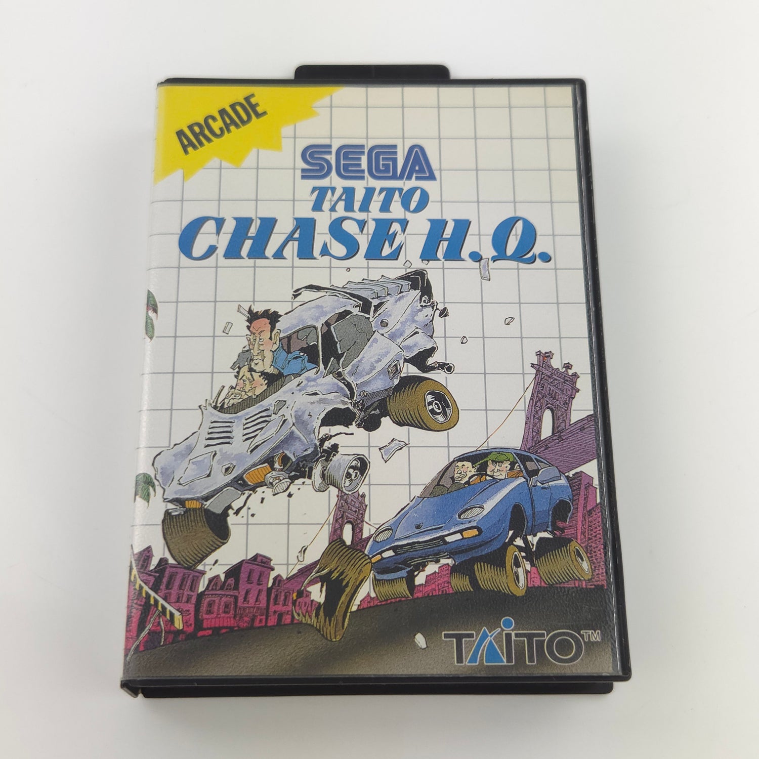 Sega Master System Spiel : Taito Chase H.Q. - Cartridge Modul OVP ohne Anleitung