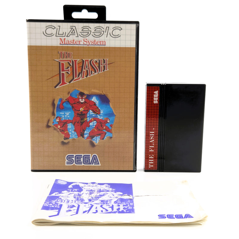 Sega Master System Spiel : The Flash - Cartridge / Modul Anleitung Classic OVP