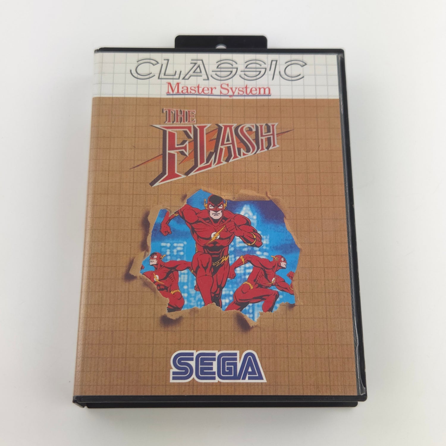 Sega Master System Spiel : The Flash - Cartridge / Modul Anleitung Classic OVP