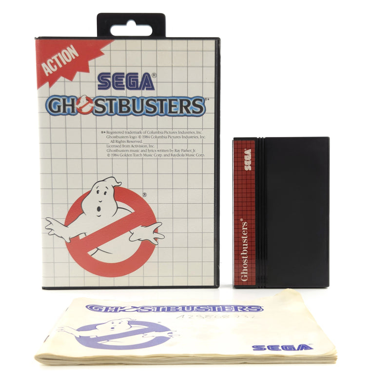 Sega Master System Spiel : Ghostbusters - Modul Cartridge MS OVP Anleitung PAL