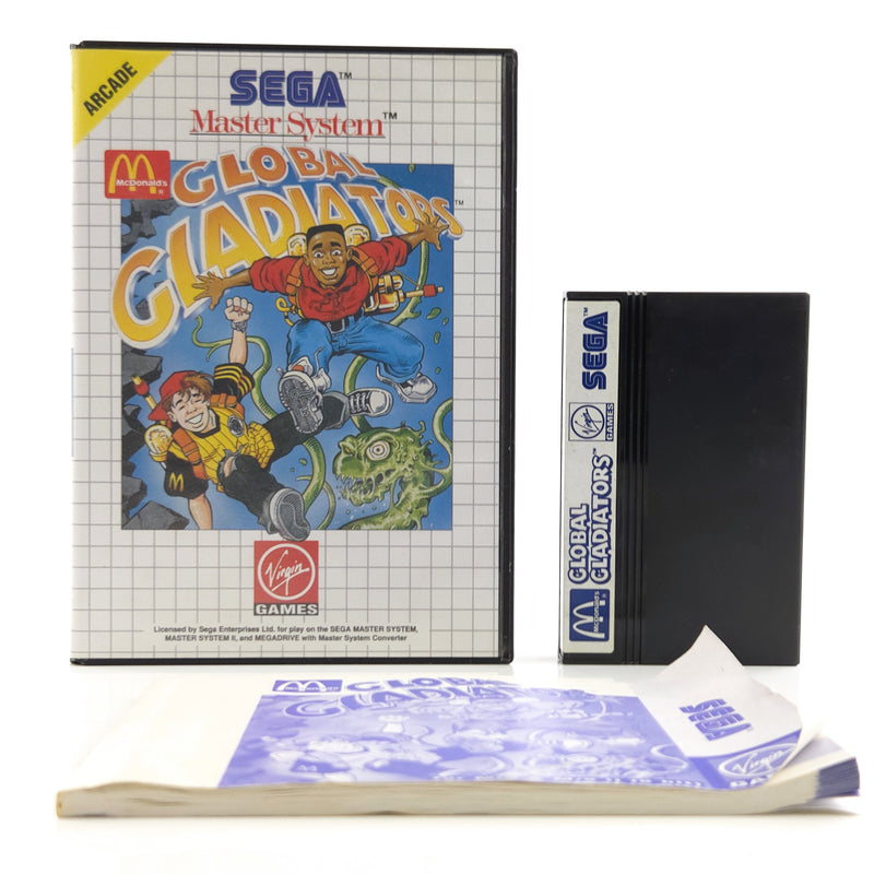 Sega Master System Spiel : Global Gladiator - Modul Cartridge MS OVP Anleitung