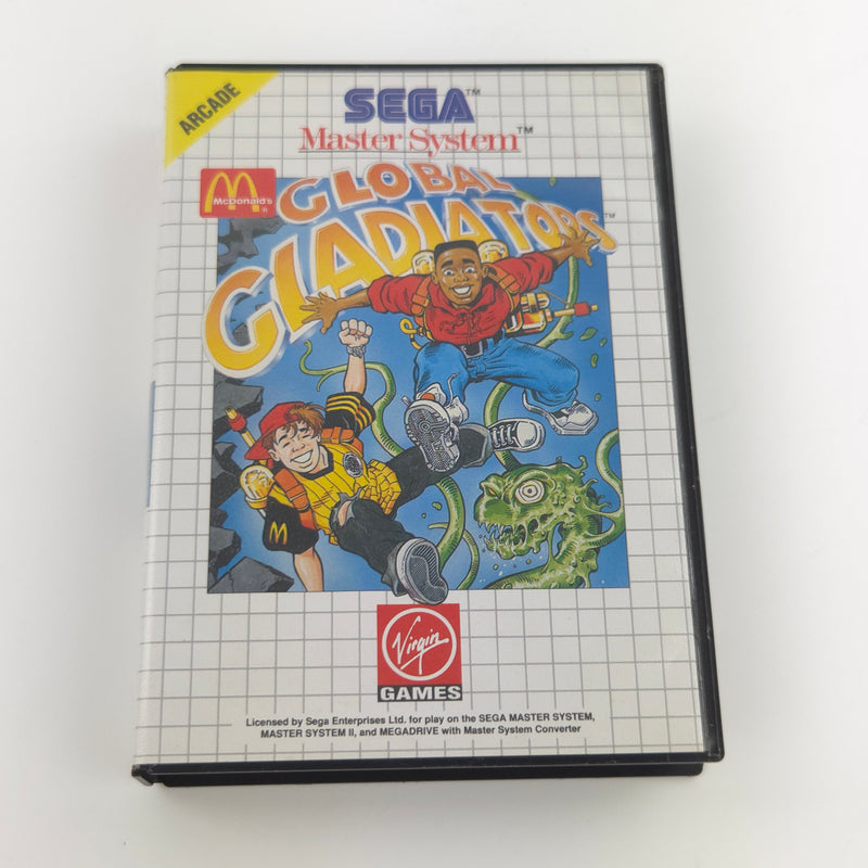 Sega Master System Spiel : Global Gladiator - Modul Cartridge MS OVP Anleitung