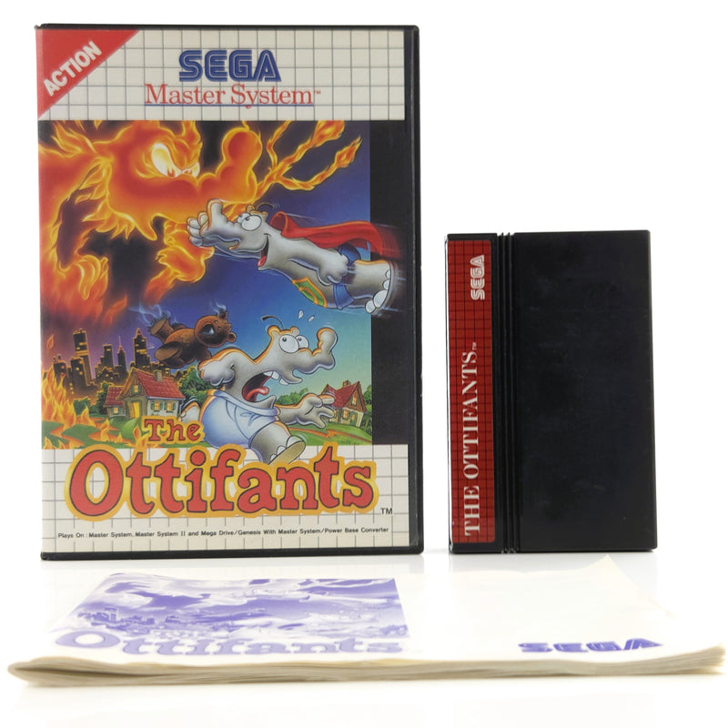 Sega Master System Spiel : The Ottifants - Modul Cartridge MS OVP Anleitung PAL