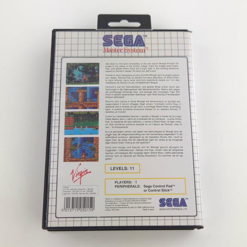 Sega Master System Spiel : Walt Disney Das Dschungelbuch - MS OVP PAL
