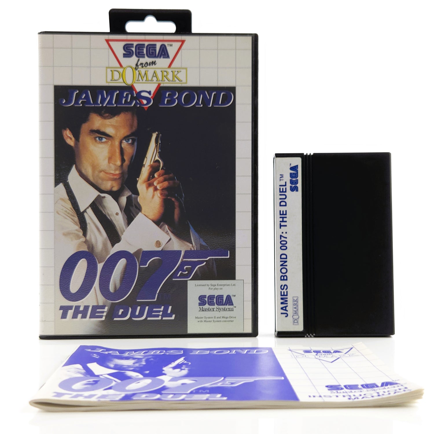 Sega Master System Spiel : James Pond 007 The Duel - MS Modul Anleitung OVP PAL
